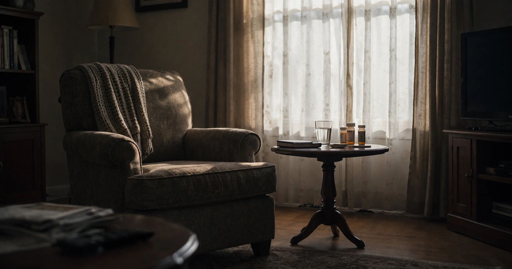 Investigador privado con licencia en Chicago realizando una investigación de abuso de personas mayores — observación residencial
